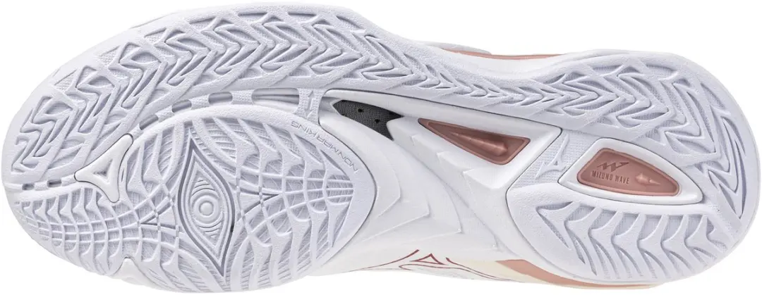 Mizuno Wave Mirage Indoorschoenen 38 - wit/roze elegant