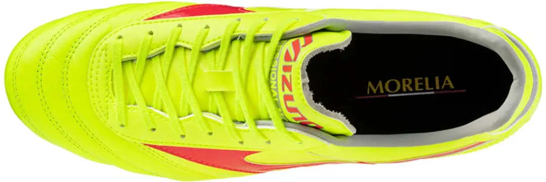 Voetbalschoenen Mizuno - 44 - Gras - Geel/Koraal/Zilver
