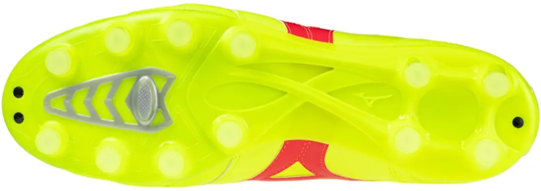 Voetbalschoenen Mizuno - 44 - Gras - Geel/Koraal/Zilver