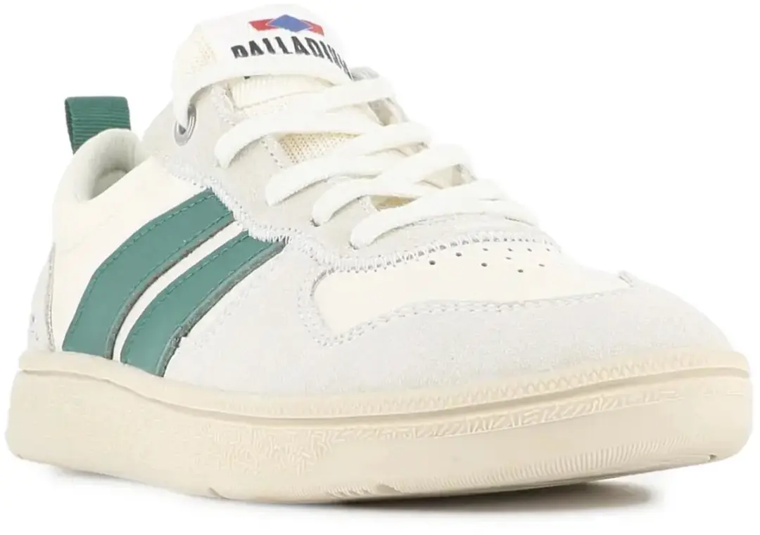 Palladium Pallacup Flame Lth Trainers - Maat 42 - Cream/Foliage Green