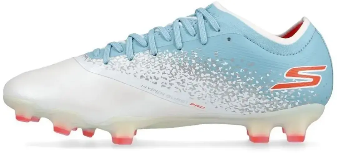 Skechers Elite FG Voetbalschoenen 43 - Wit/Turquoise