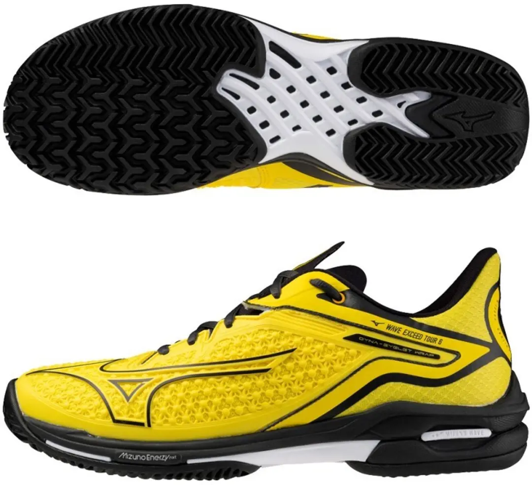 Mizuno Wave Exceed Tour Padel Schoenen 40 - Zwart/Geel