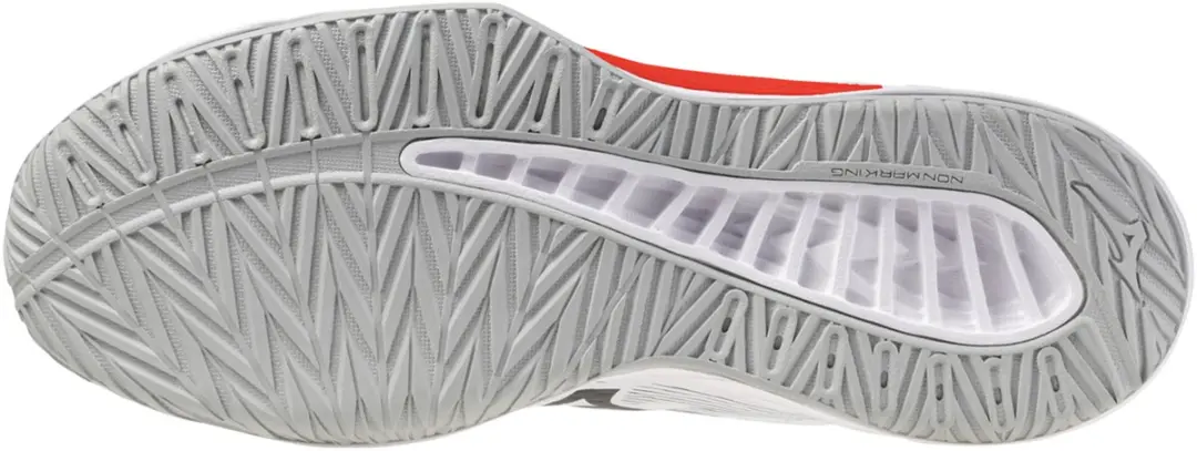 Mizuno Lightning Select Mid Indoor Schoenen 42 - White/Black/Fiery Red