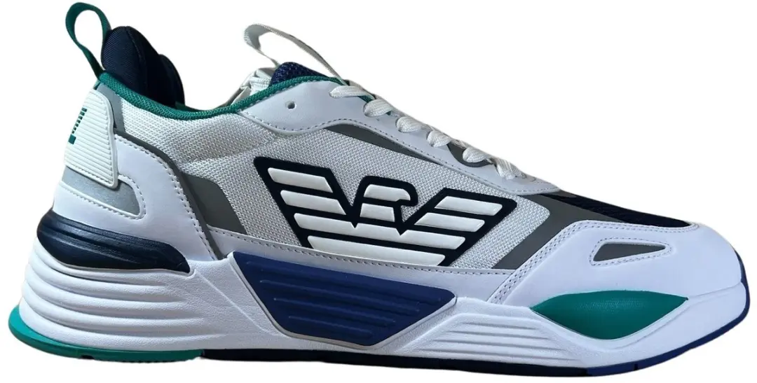 EA7 Emporio Armani Ace Runner - Wit - 45 1/3 - afbeelding 3 van 6