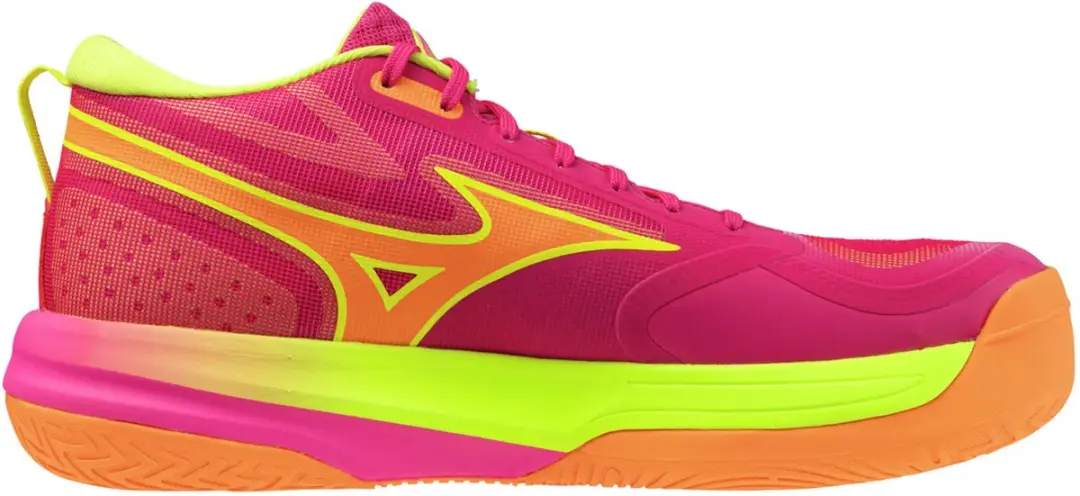 Mizuno Neo Jump Indoor Schoenen 48.5 - Pink/Geel/Orange
