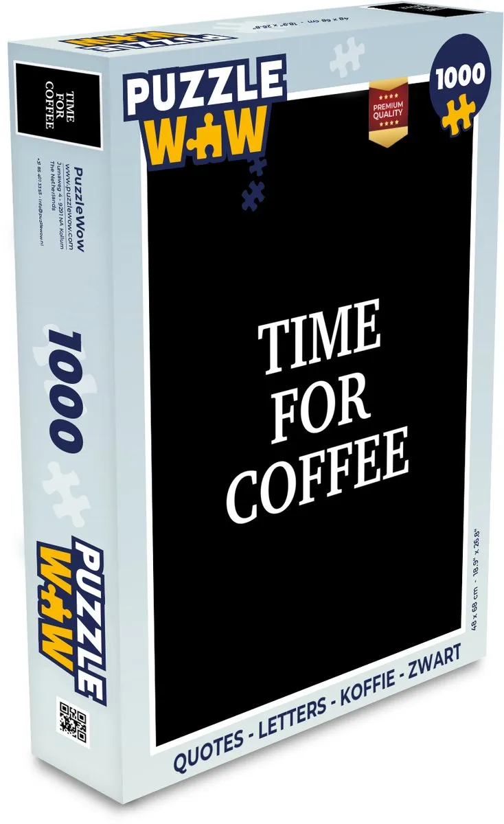 PuzzleWow Quotes Legpuzzel 1000 Stuks