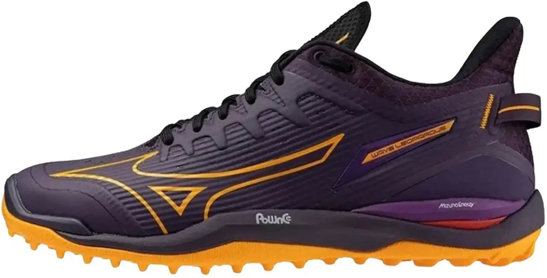 Mizuno Wave Leopardus Hockeyschoenen TF - 41 - Paars/ Oranje - afbeelding 2 van 6