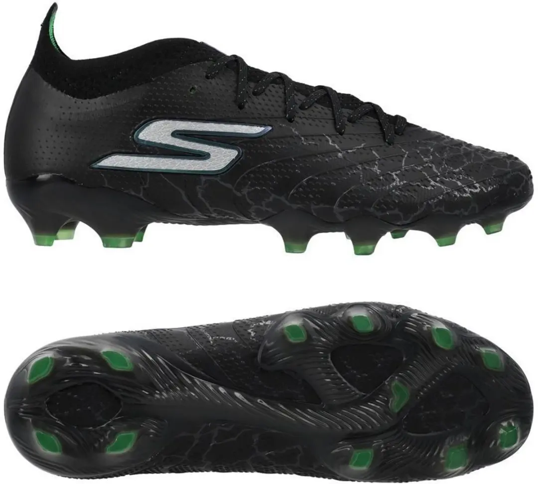 Skechers SKX 01 1.5 Elite FG Voetbalschoenen - 44.5 - Zwart/Zilver