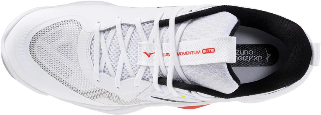 Mizuno Wave Momentum Elite Indoor Schoenen 40.5 - Wit/Zwart/Rood
