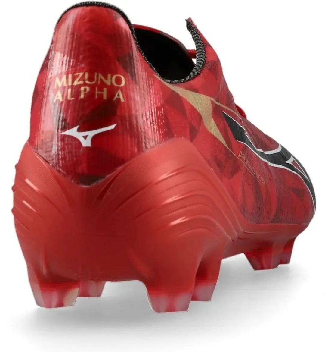 Mizuno Alpha II Japan FG Voetbalschoenen - 44 - Zwart/Rood