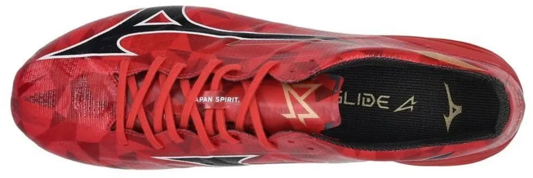 Mizuno Alpha II Japan FG Voetbalschoenen - 44 - Zwart/Rood