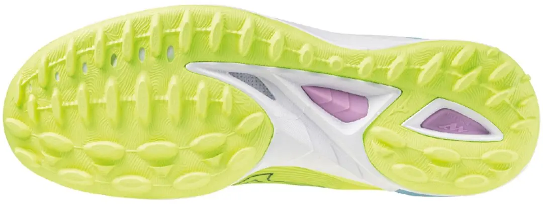 Mizuno Wave Leopardus Hockeyschoenen TF - 38 - Limegroen/Blauw/Zwart - afbeelding 6 van 6
