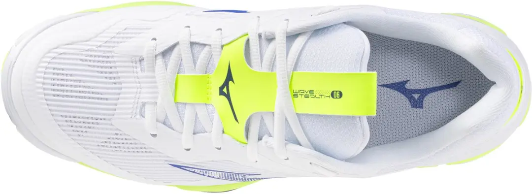 Mizuno Wave Stealth Indoor Schoenen 44 - Wit/Lichtgeel/Blauw - afbeelding 3 van 6