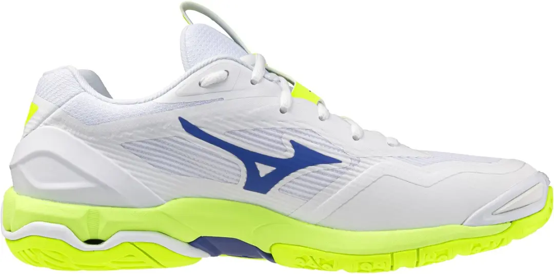 Mizuno Wave Stealth Indoor Schoenen 44 - Wit/Lichtgeel/Blauw - afbeelding 4 van 6