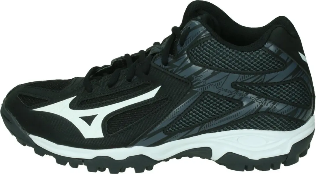 Mizuno Thunderblade Outdoor Korfbalschoen 39 - Zwart/Wit