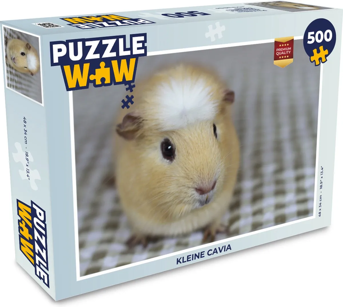 PuzzleWow Kleine Cavia Legpuzzel 500 Stuks