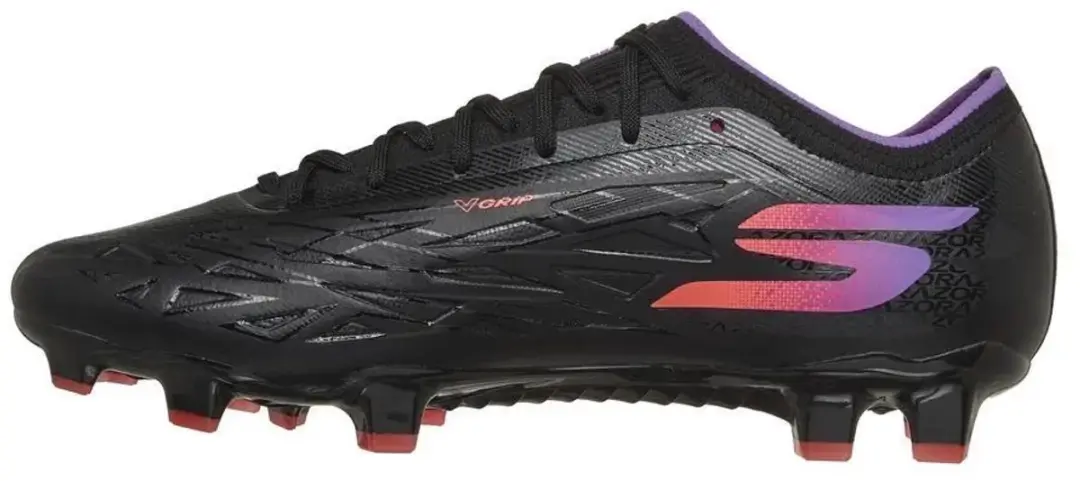 Skechers Razor FG Voetbalschoenen 41 - Zwart Paars