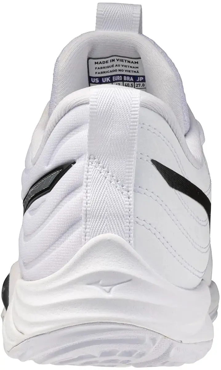 Mizuno Wave Momentum Elite Indoor Schoenen 45 - White/Metallic Gray