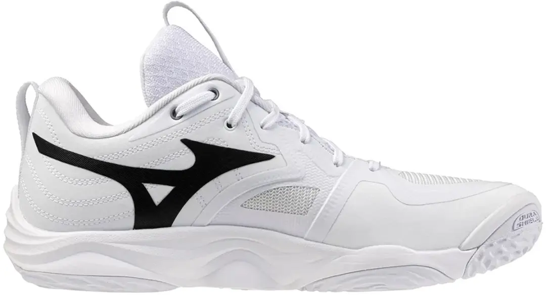 Mizuno Wave Momentum Elite Indoor Schoenen 45 - White/Metallic Gray
