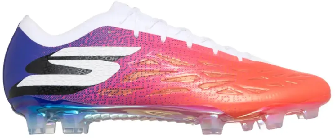 Skechers Razor 2 Elite FG Voetbalschoenen 42 - Zwart/Blauw/Rood