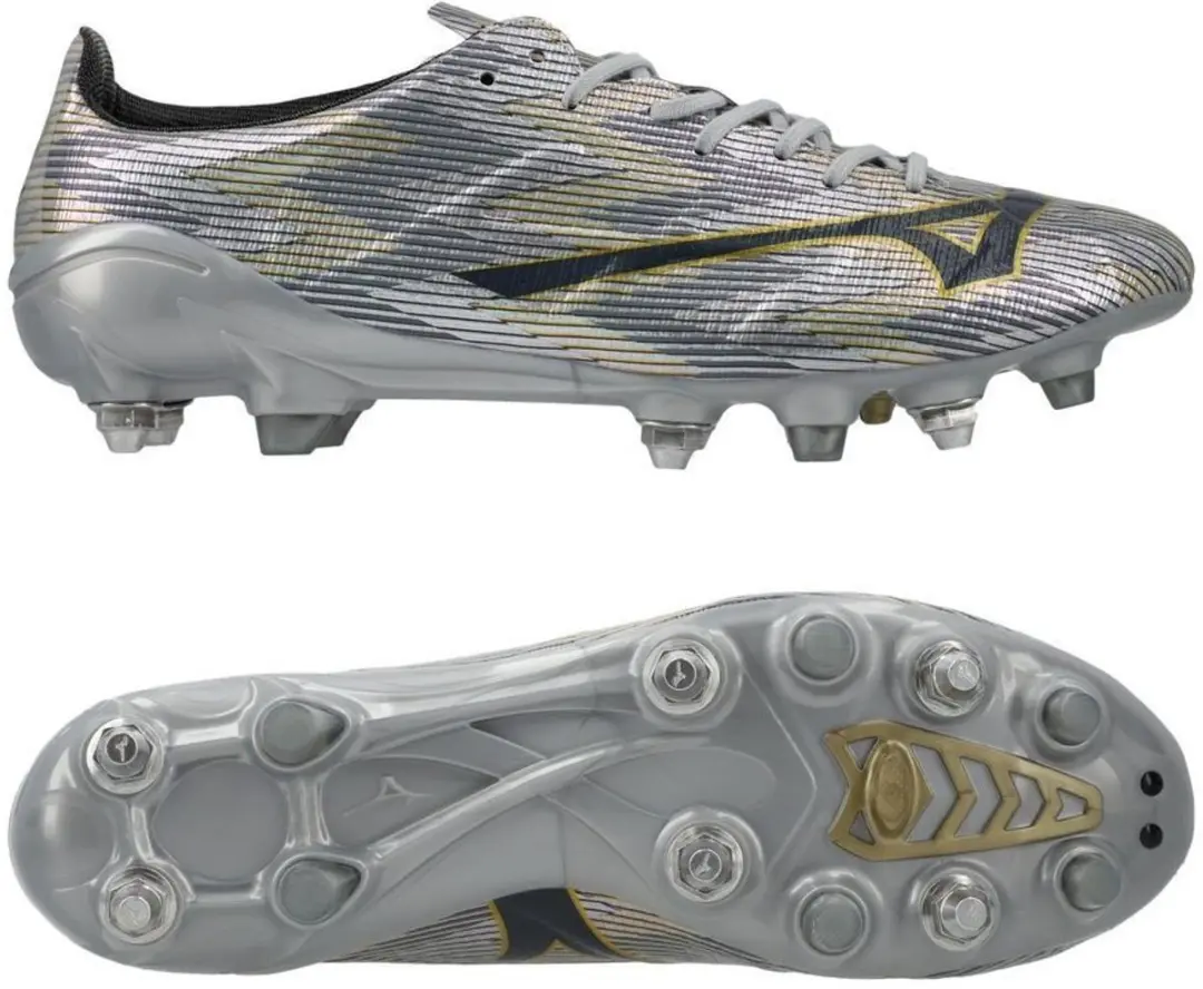 Mizuno Alpha II SG Voetbalschoenen - 41 - Zilver