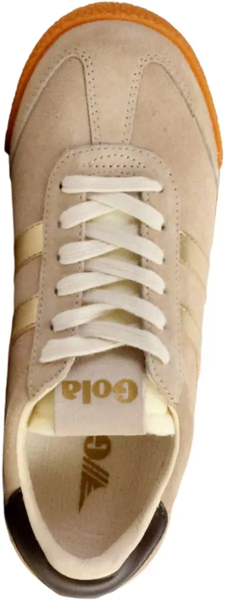 Gola Elan Glitz Damestrainers - 41 - Bone/Gold/Dark Brown