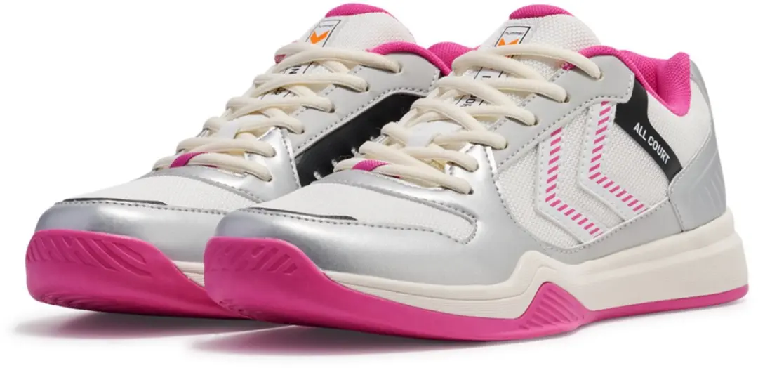Hummel All Court Indoor Schoenen - 46 - Wit/Roze