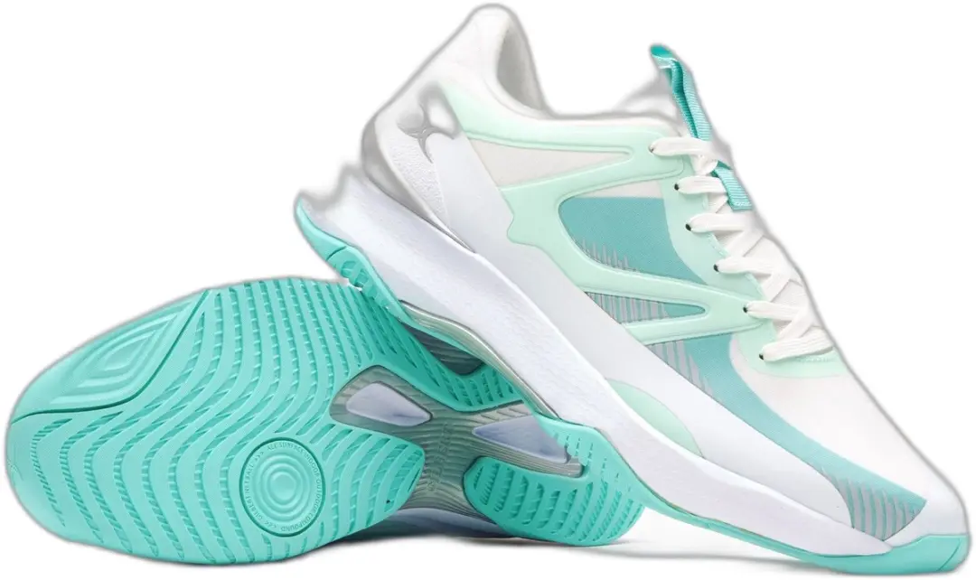 Gilbert Indoor Schoenen 43 - Wit/Zilver - afbeelding 5 van 6