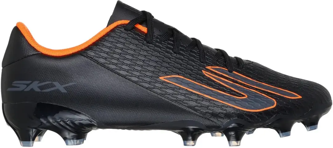 Skechers Elite MG Voetbalschoenen FG - 43 - Zwart/Oranje