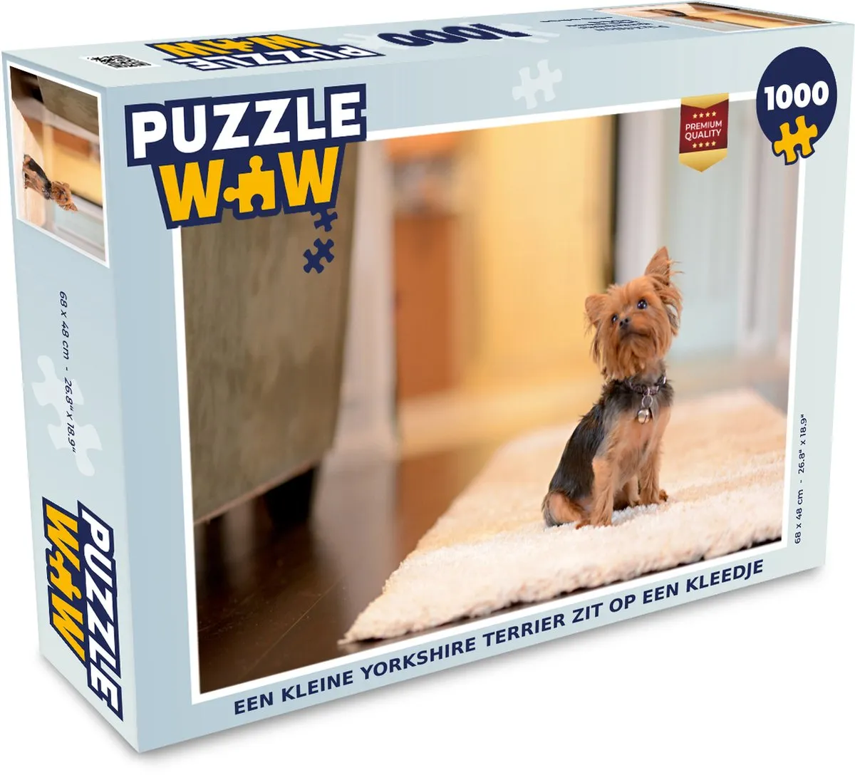 PuzzleWow Yorkshire Terrier Legpuzzel 1000 Stuks