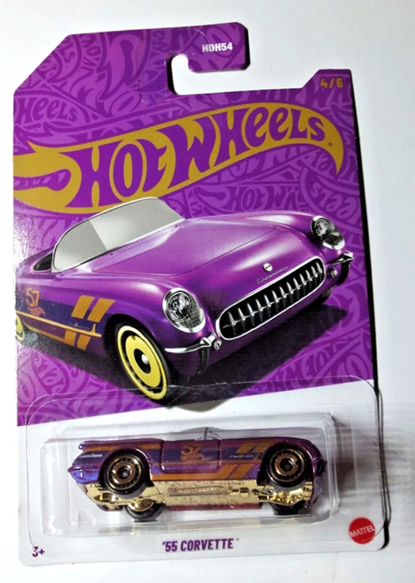 Hot Wheels '55 Corvette 57 Violet HW 21A 1:64