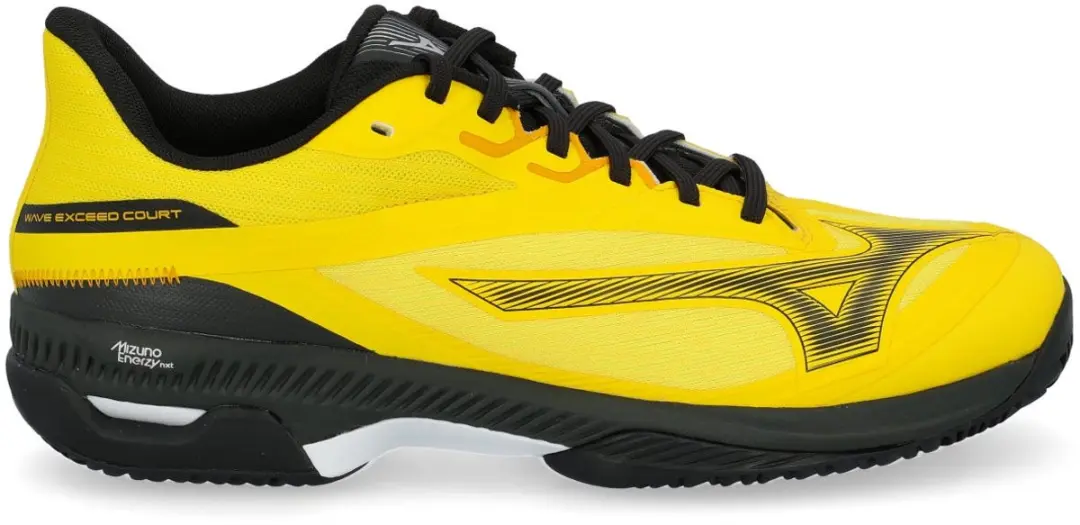 Mizuno Wave Exceed Court Padel Schoenen - 40.5 - Geel/Zwart