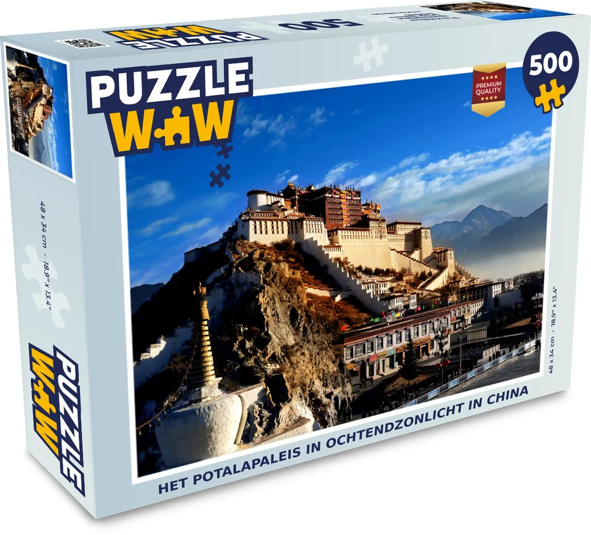 PuzzleWow Het Potalapaleis Legpuzzel 500 Stuks