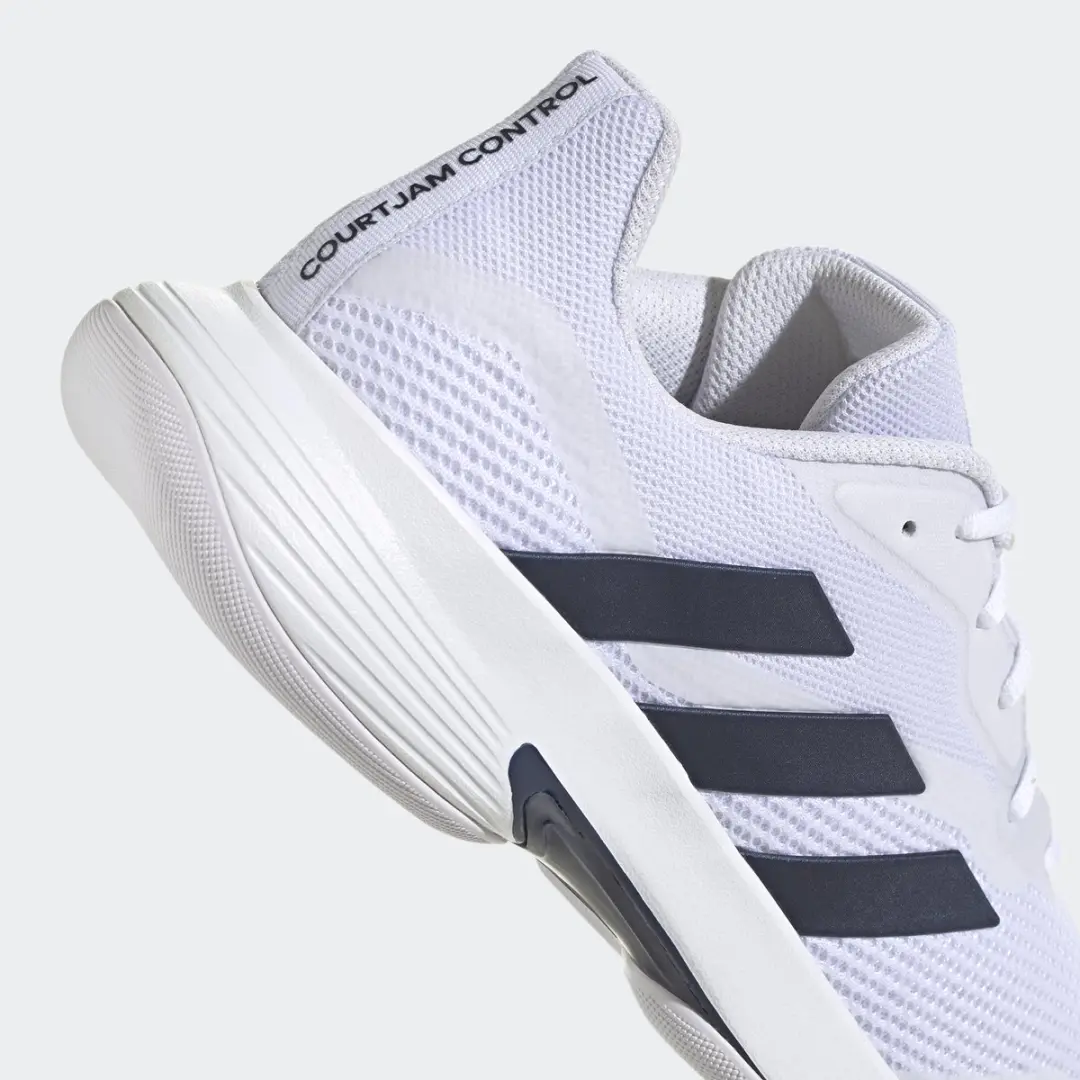 adidas Performance Courtjam Control Tennisschoenen Wit - afbeelding 4 van 6