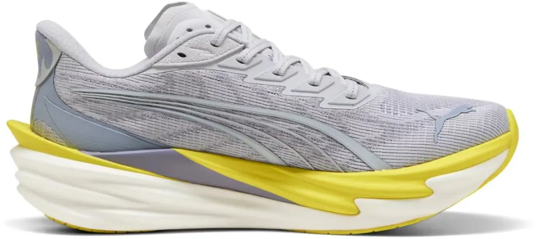 Puma Deviate Nitro 4 Hardloopschoenen 312123 - 45 - Vibrant Silver-Lux Lime - afbeelding 5 van 6