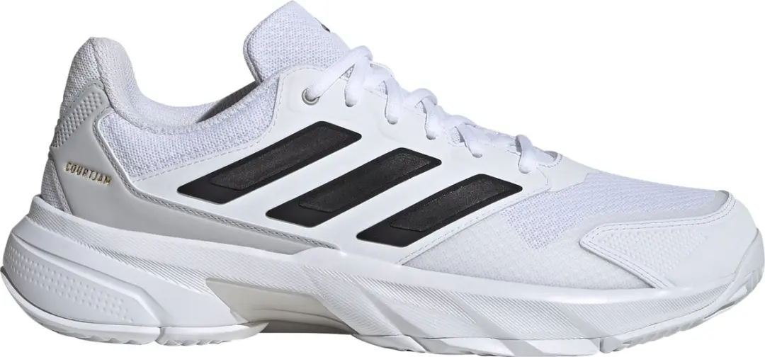 Adidas CourtJam Control 3 Tennisschoenen - Wit - afbeelding 4 van 6