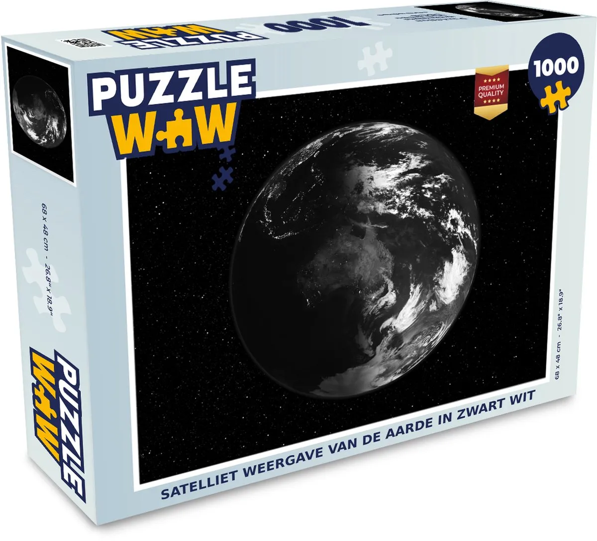 PuzzleWow Aarde Planeten Sterren Legpuzzel 1000 Stuks