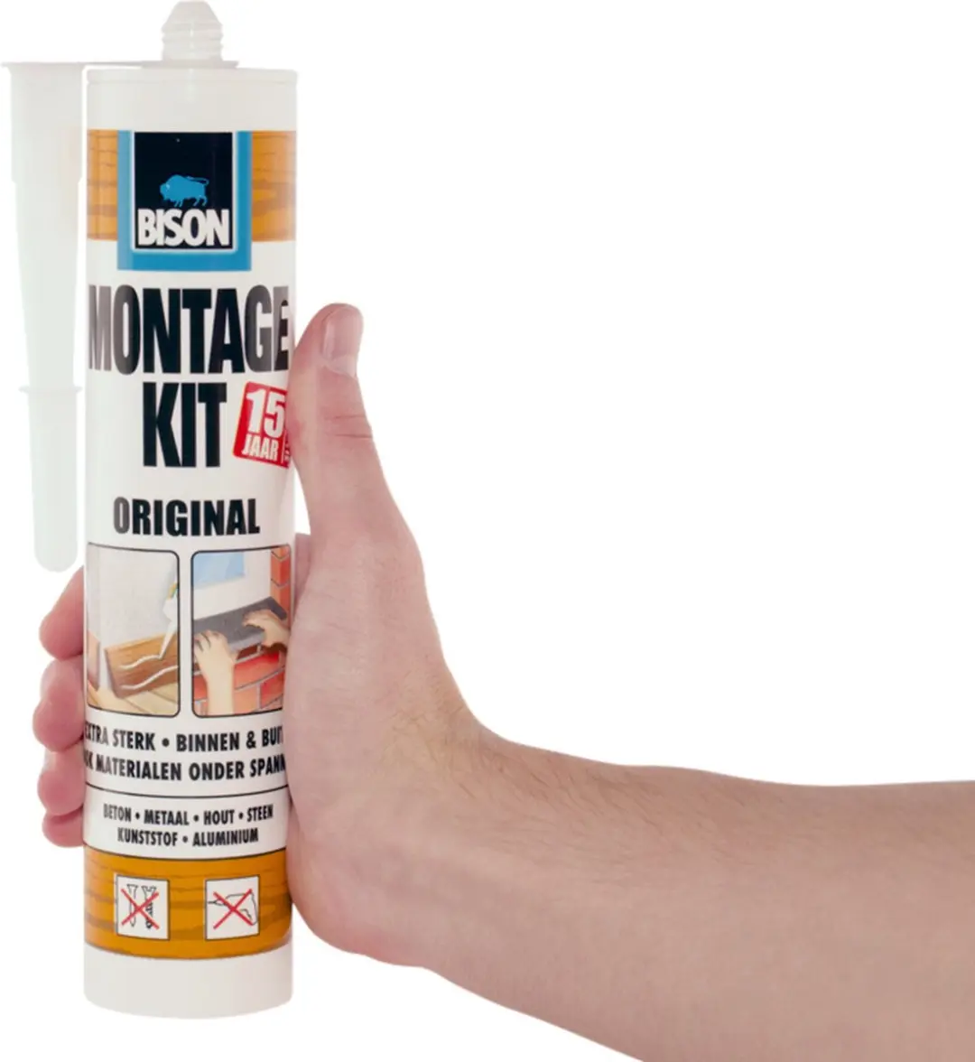 Bison Montagekit Original Koker 350g - Houtlijm Wit