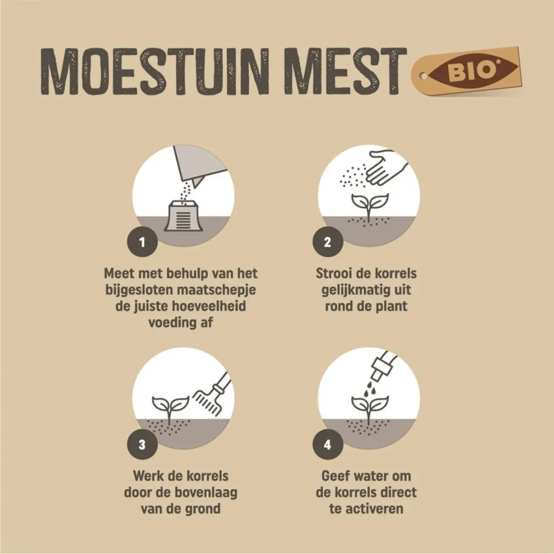 Pokon Bio Moestuin Mest 1kg - Biologisch - afbeelding 3 van 6
