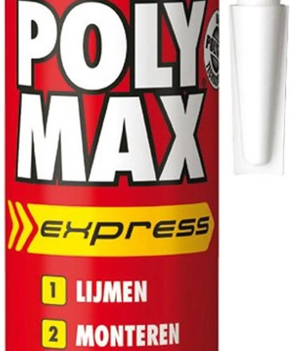 Bison Poly Max Express Montagelijm 1g - Wit
