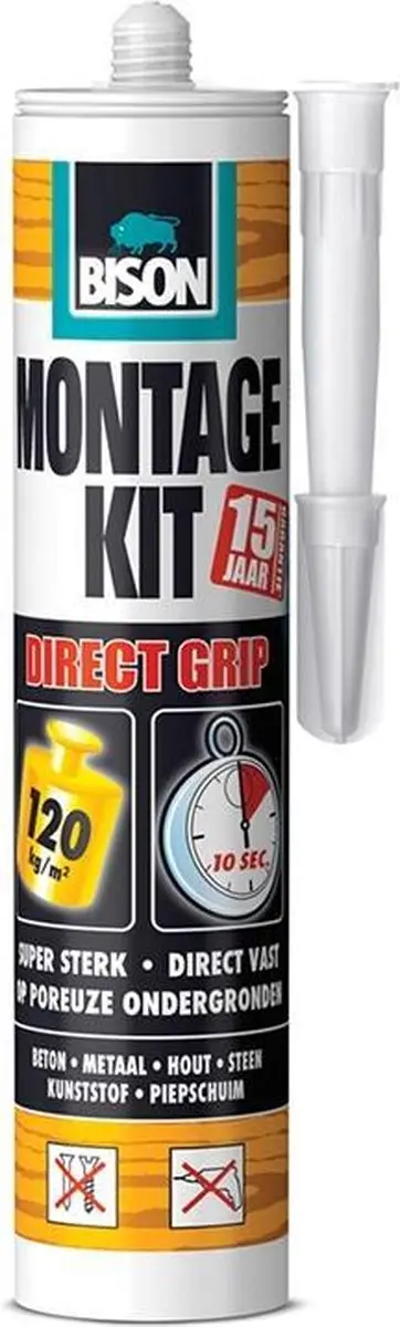 Bison Montagekit Direct Grip Koker 370g