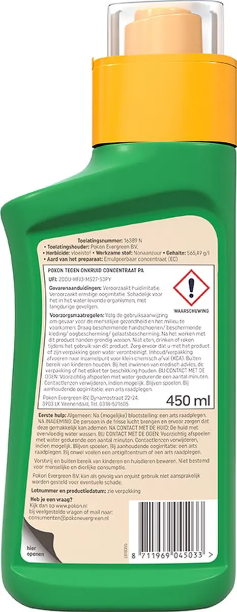 Pokon Tegen Onkruid Concentraat 450ml - 200m² - afbeelding 3 van 6