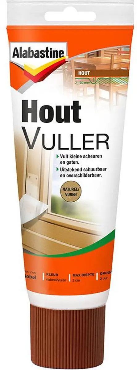 Alabastine Houtvuller Wit - 310ml