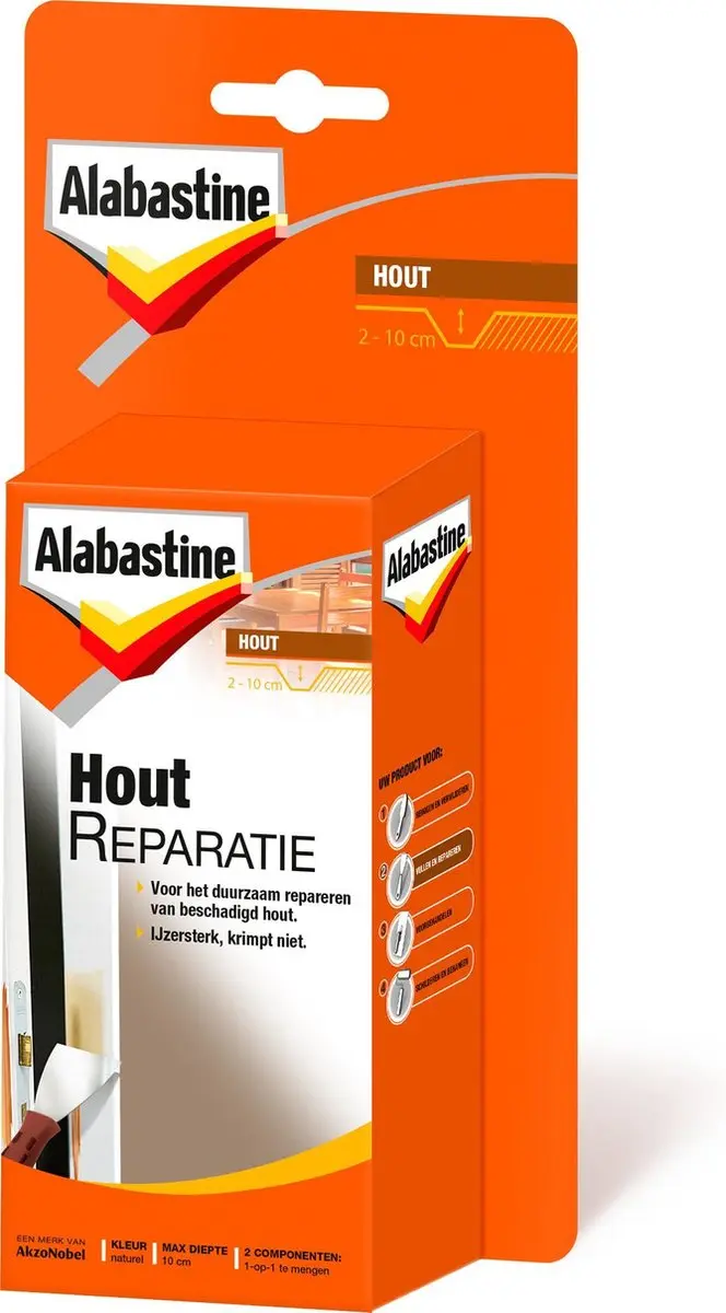 Alabastine Houtreparatie Naturel 150g