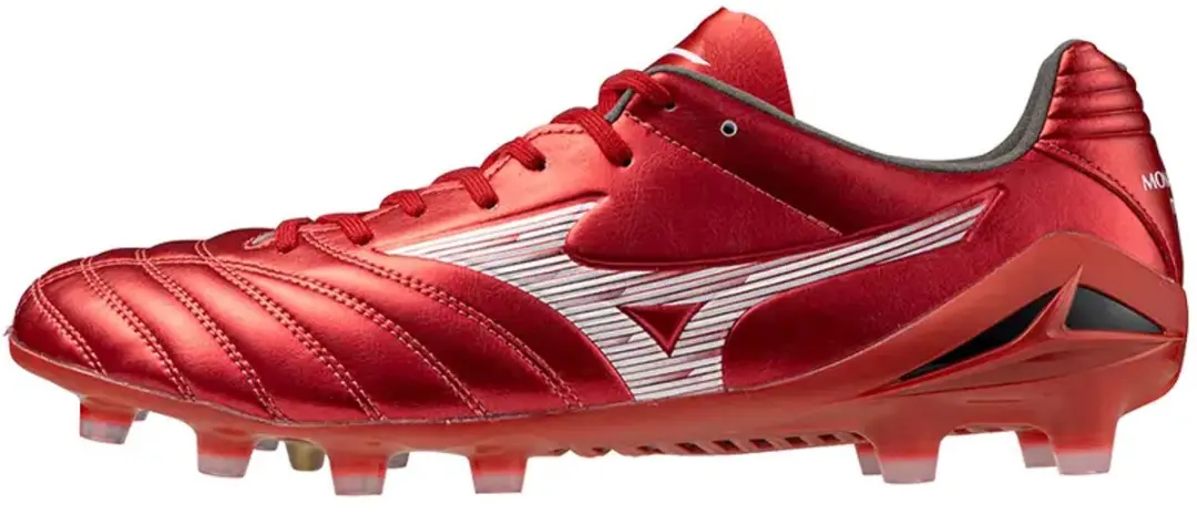 Mizuno Monarcida III Pro FG Voetbalschoenen - 47 - Rood/Wit
