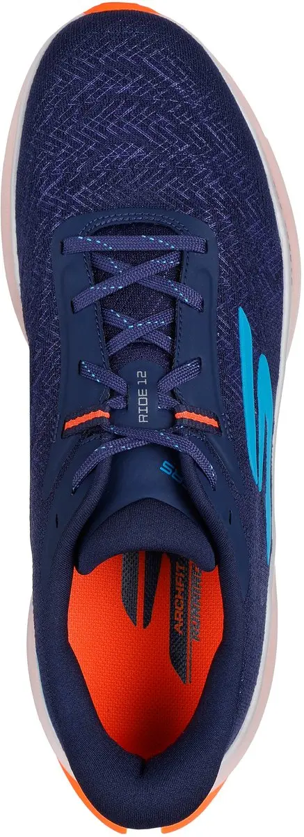 Skechers Go Run Ride 12 Heren Sportschoenen - 45 Navy - afbeelding 6 van 6