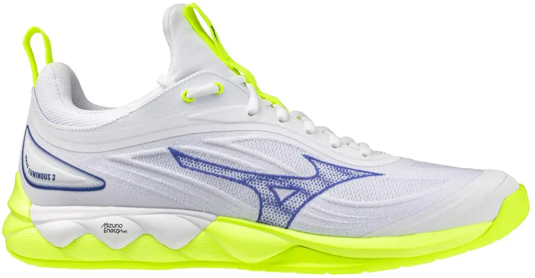 Mizuno Wave Luminous Indoor Schoenen 38.5 - Wit/Zwart/Rood