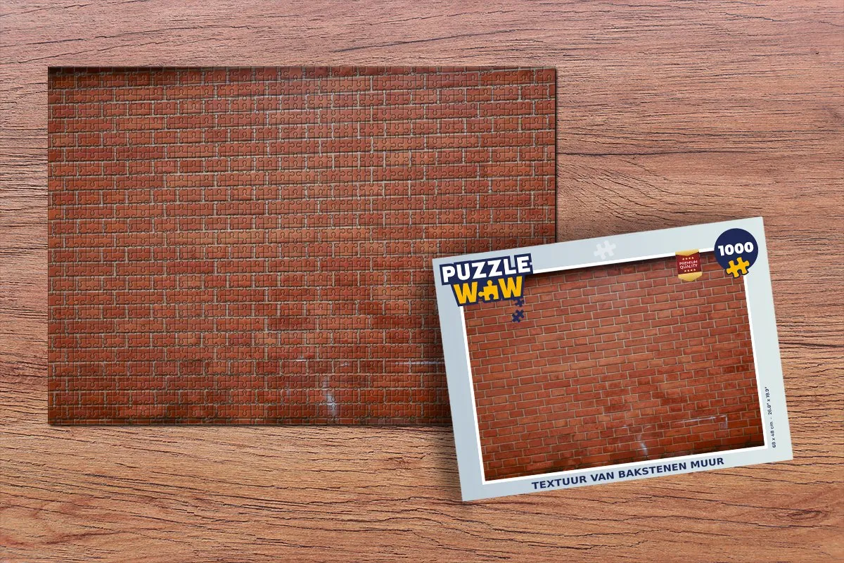 PuzzleWow Bakstenen Puzzel 1000 Stuks