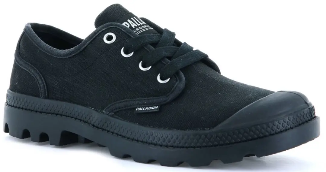 Palladium Pampa Oxford Trainers - 46 - Zwart