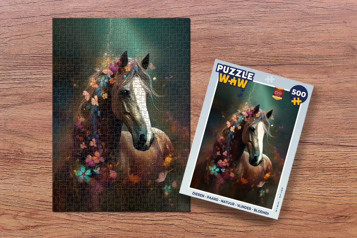 PuzzleWow Dieren Puzzel 500 Stuks - Multicolor